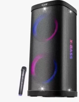 iGear X-Bass 100w Bluetooth Party Box Speaker iGear X-Bass 100w Bluetooth Party Box Speaker