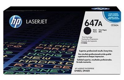 HP CE260A 647A Toner Cartridge, Black HP CE260A 647A Toner Cartridge, Black