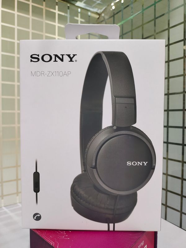 Sony MDR-ZX110AP Ear Stereo Headphones, Black