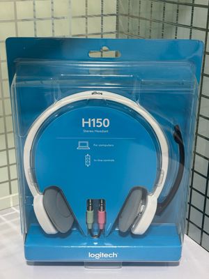 Logitech H150 Stereo Headset with Mic, White Logitech H150 Stereo Headset with Mic, White