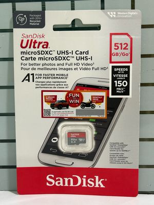 SanDisk Ultra microSD UHS-I Card 512GB, 120MB/s SanDisk Ultra microSD UHS-I Card 512GB, 120MB/s