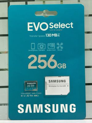 Samsung 256GB EVO Select 130mb/s Memory Card Samsung 256GB EVO Select 130mb/s Memory Card