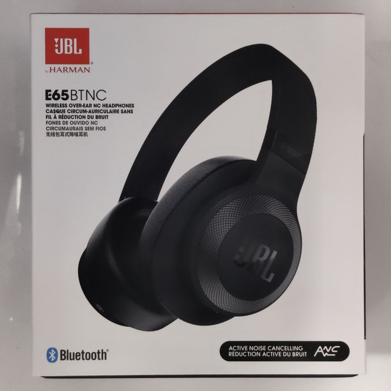 JBL E65BTNC Wireless Active Headphones, Black