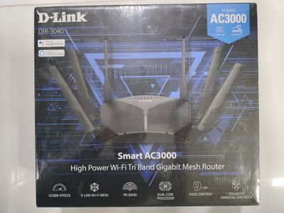 D-Link DIR-3040 AC3000 High-Power Wi-Fi Tri-Band Gigabit Router