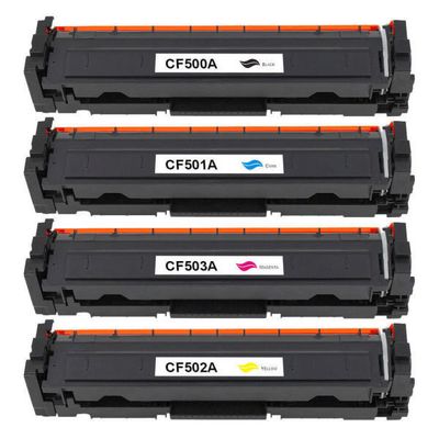 Compatible 202A Set of 4 Color Toner (HP-M254/280/281)