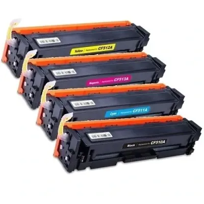 Compatible 204A Set of 4 Color Toner (HP-M154/180/181)