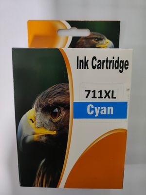 Compatible 711XL Cyan Ink Cartridge  ( HP Printer )