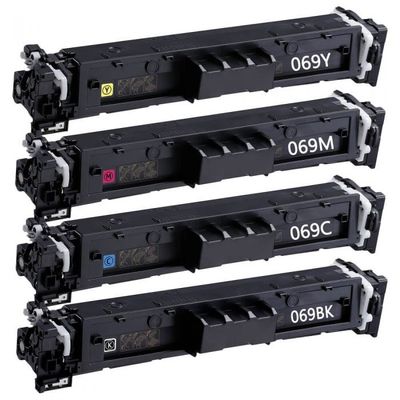 Compatible 069 Set of 4 Color Toner (Canon-LBP670C/7MF50C)