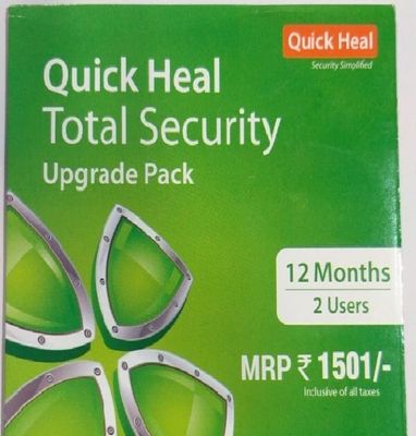Renewal, 2 User, 1 Year, Quick Heal Total Security