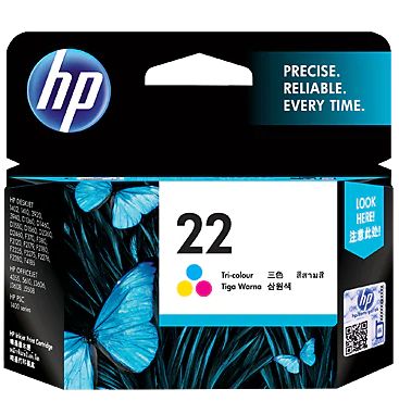 HP 22 Tri-Color Ink Cartridge