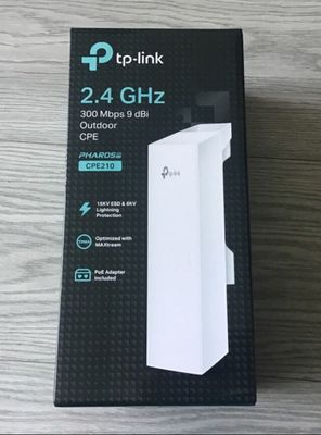 TP-Link CPE210 2.4GHz 300Mbps 9dBi Outdoor TP-Link CPE210 2.4GHz 300Mbps 9dBi Outdoor