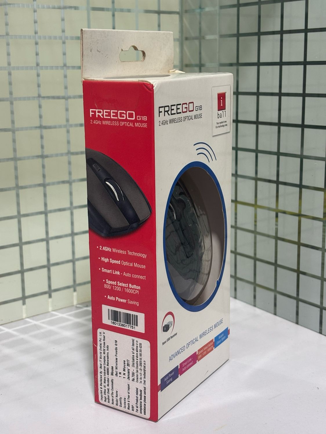 iBall FreeGo G18 Optical Wireless Mouse