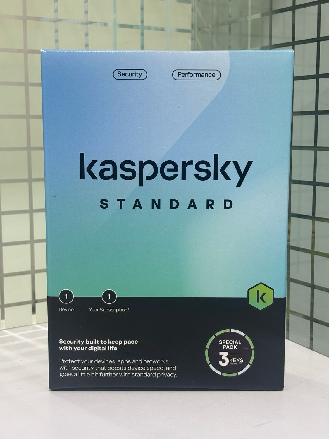 New, 3 User, 1 Year, Kaspersky Standard (Antivirus)