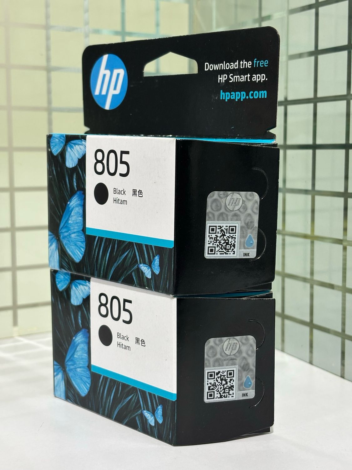 HP 805 Black Ink Cartridge (Twin Pack)