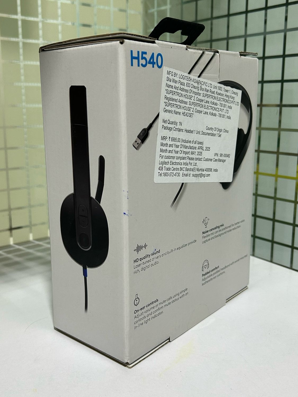 Logitech H540 USB Computer Headset Logitech H540 USB Computer Headset