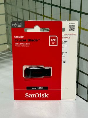 New, SanDisk 128GB Pen Drive, Cruzer Blade New, SanDisk 128GB Pen Drive, Cruzer Blade