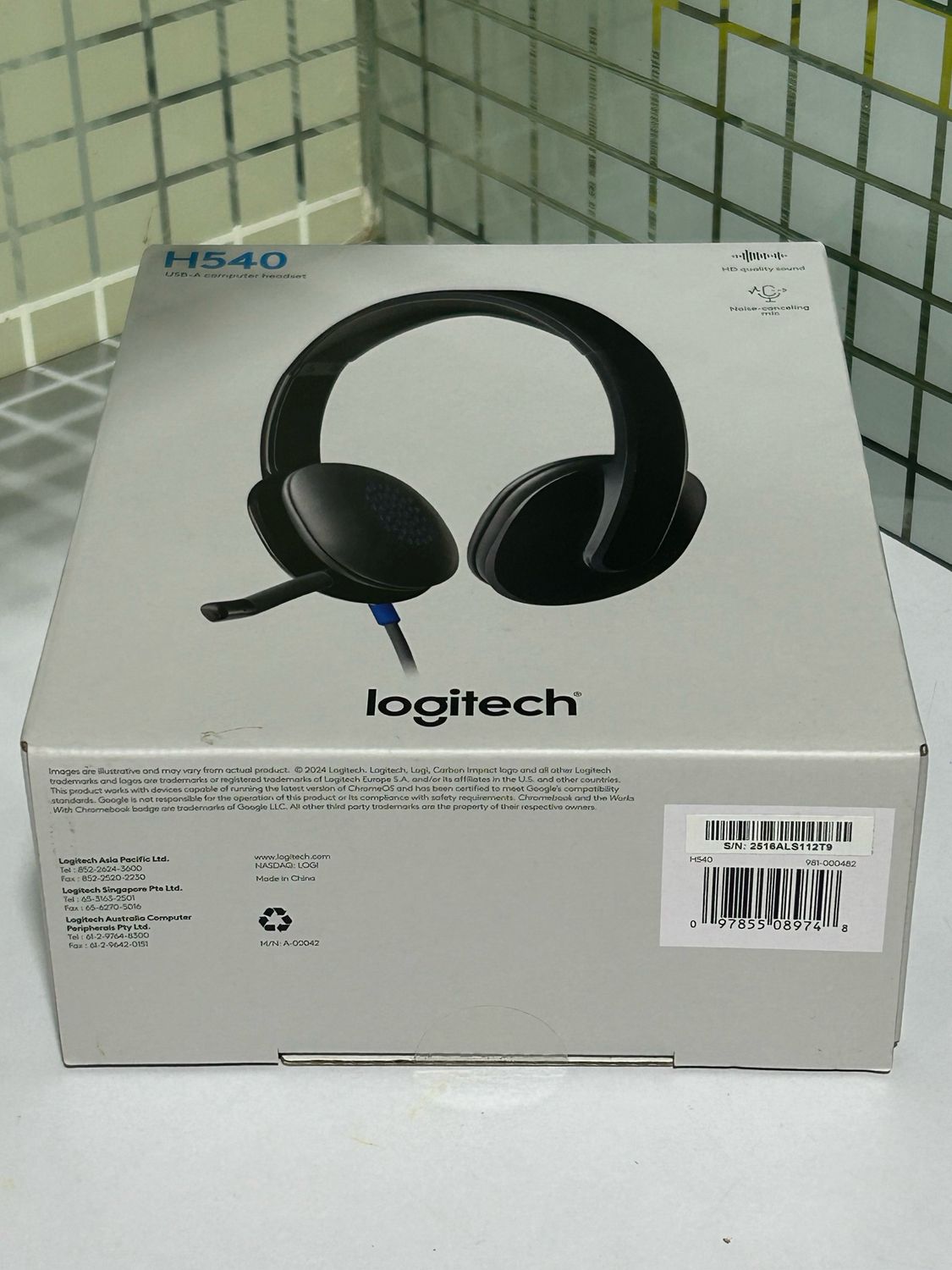 Logitech H540 USB Computer Headset Logitech H540 USB Computer Headset