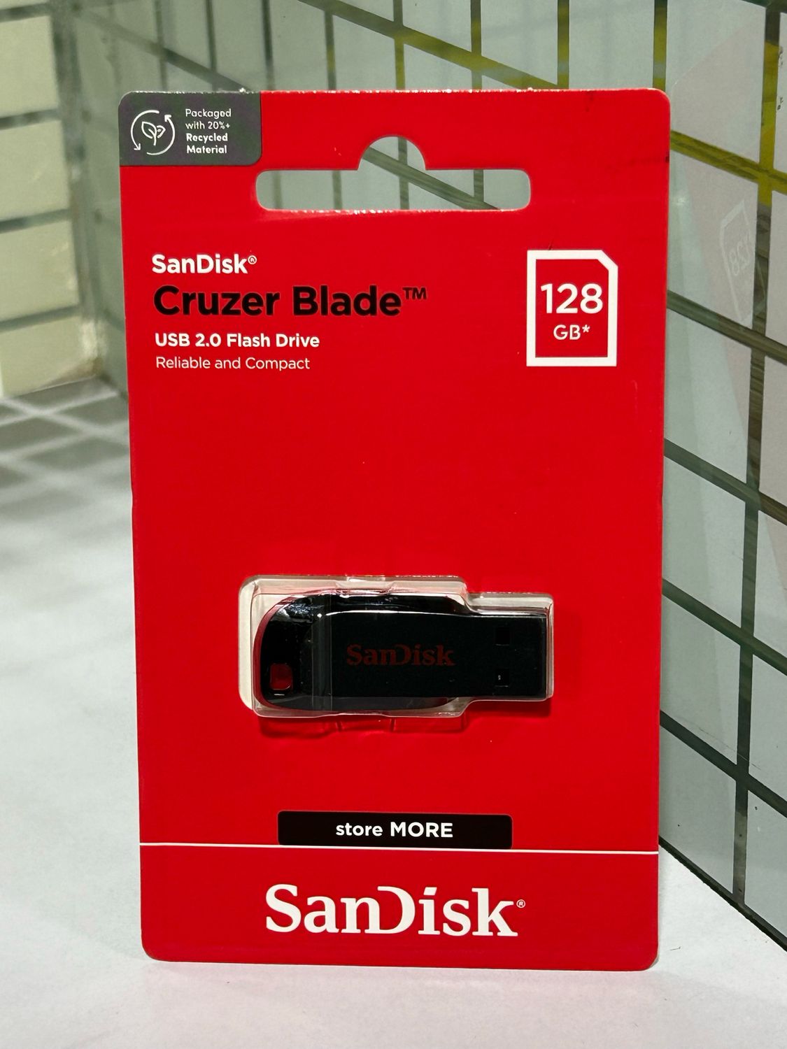 New, SanDisk 128GB Pen Drive, Cruzer Blade