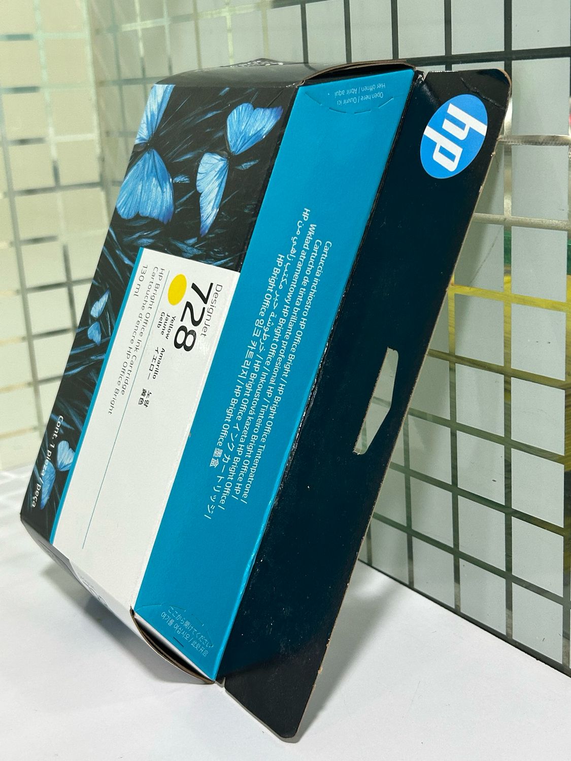 HP DesignJet 728  Yellow Ink Cartridge, 300ml (T730, T830)