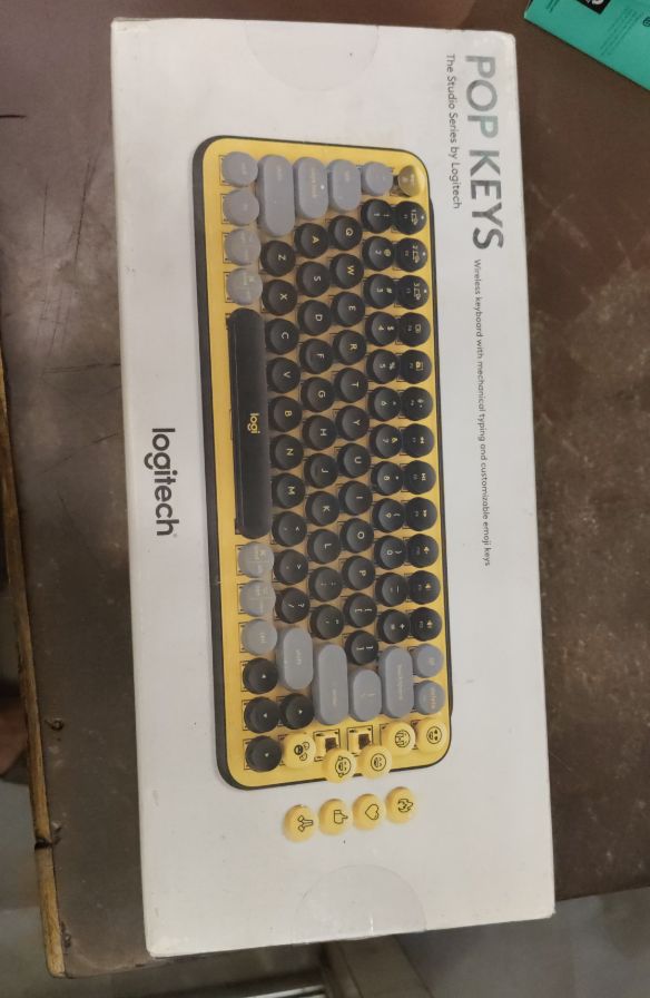 Logitech POP Keys Mechanical Wireless Keyboard, Blast