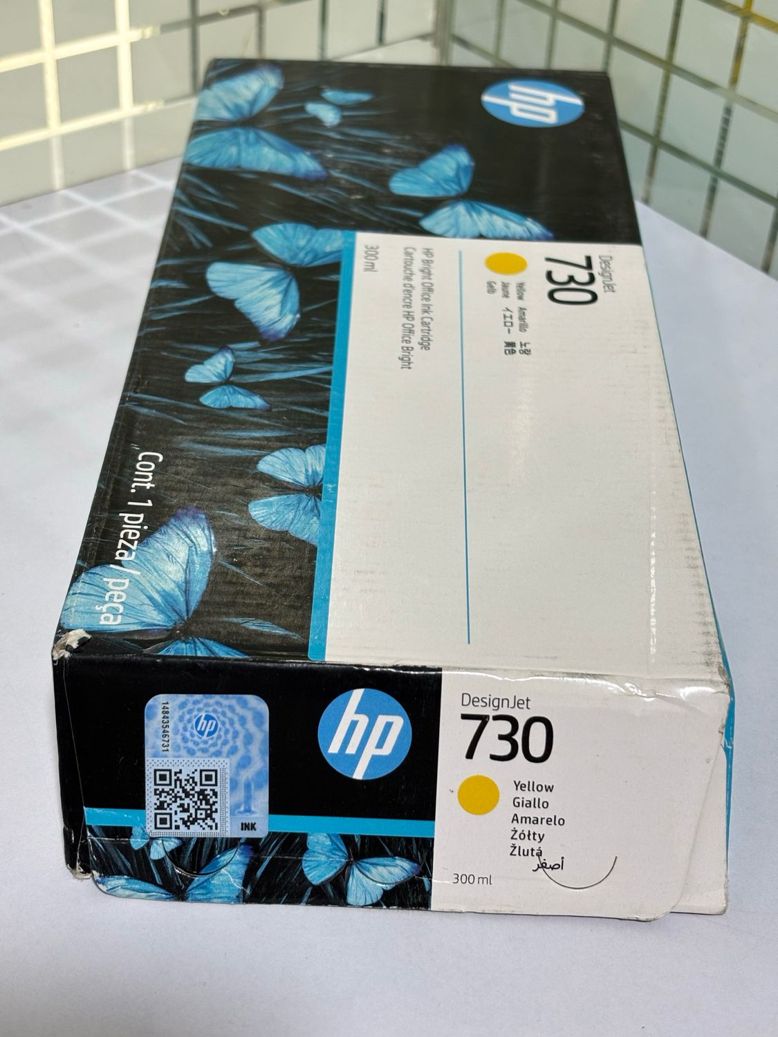 HP 730B 300-ml Yellow DesignJet Ink Cartridge (P2V70A)