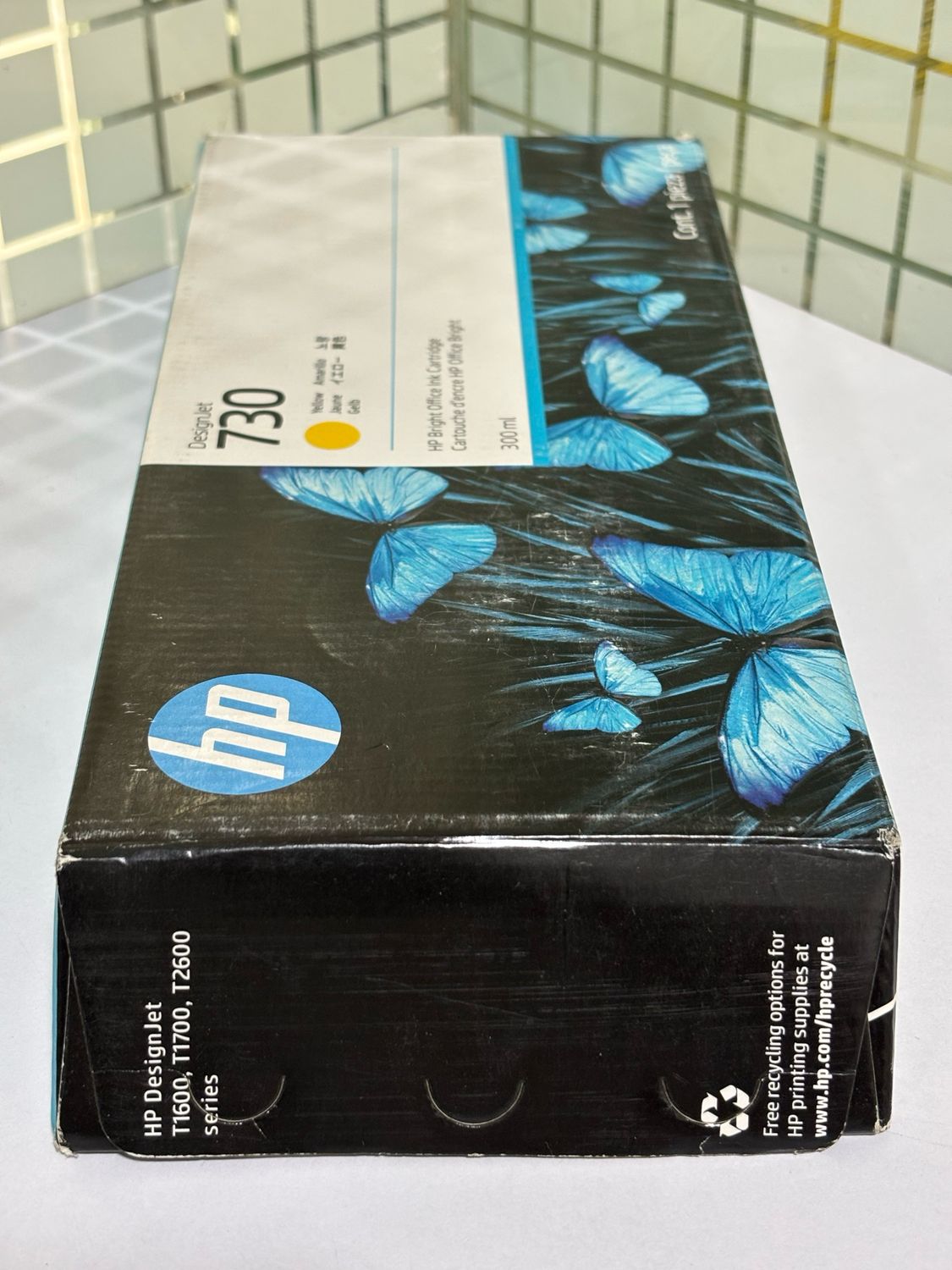HP 730B 300-ml Yellow DesignJet Ink Cartridge (P2V70A)