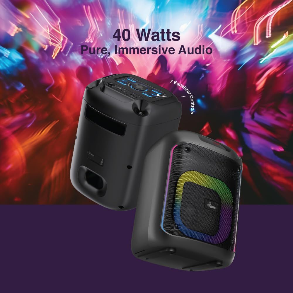 FINGERS 2Mic-ThunderBox Portable Speaker