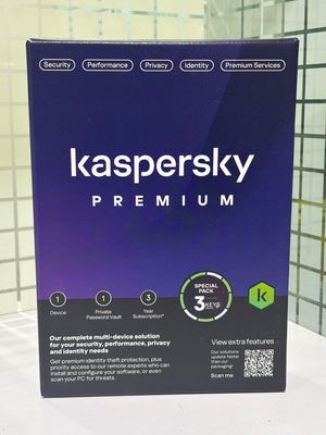 New, 3 User, 1 Year, Kaspersky Premium (total security)