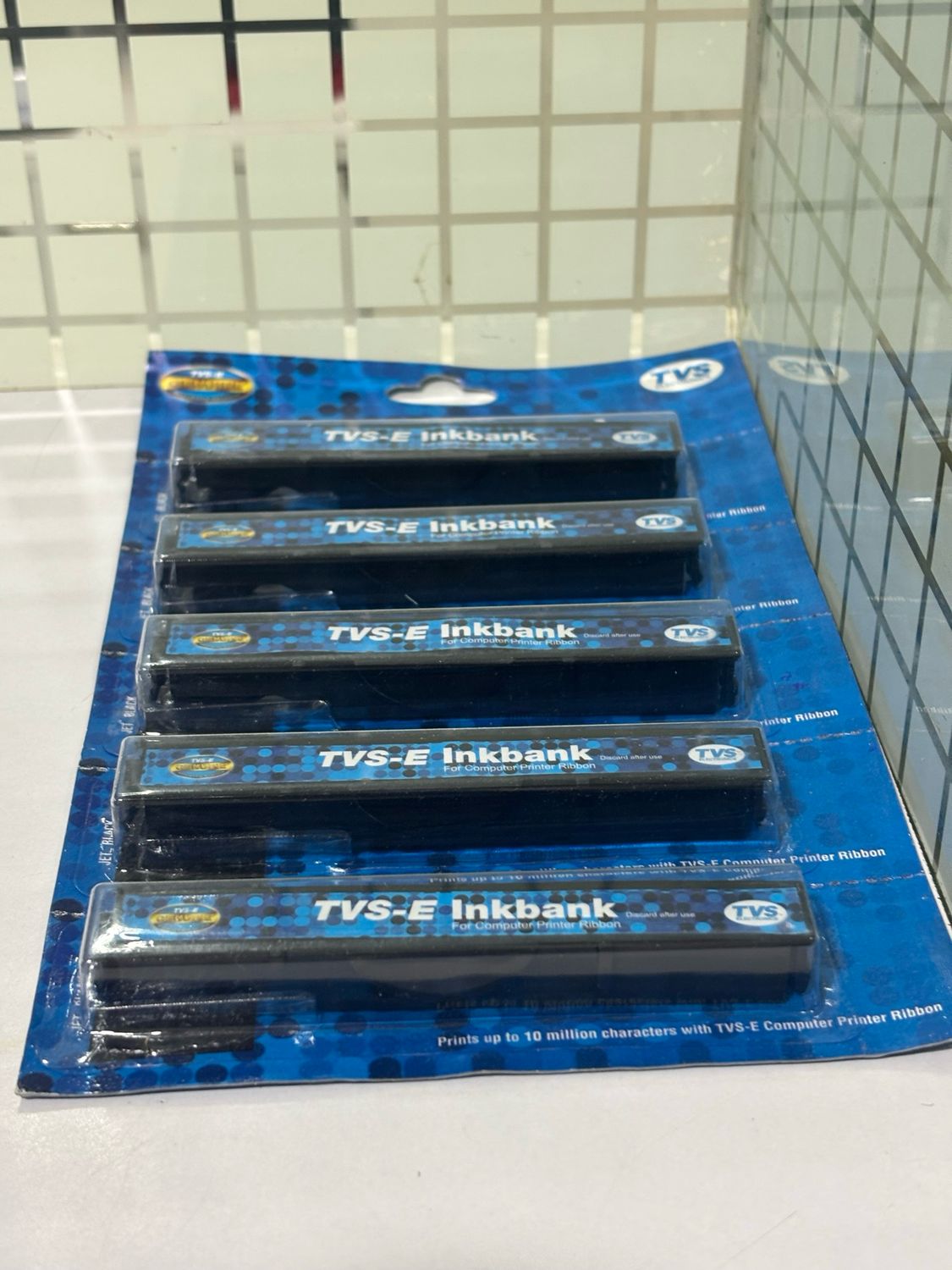 TVS-E ink Bank Printer Ribbon (Pack of 100)