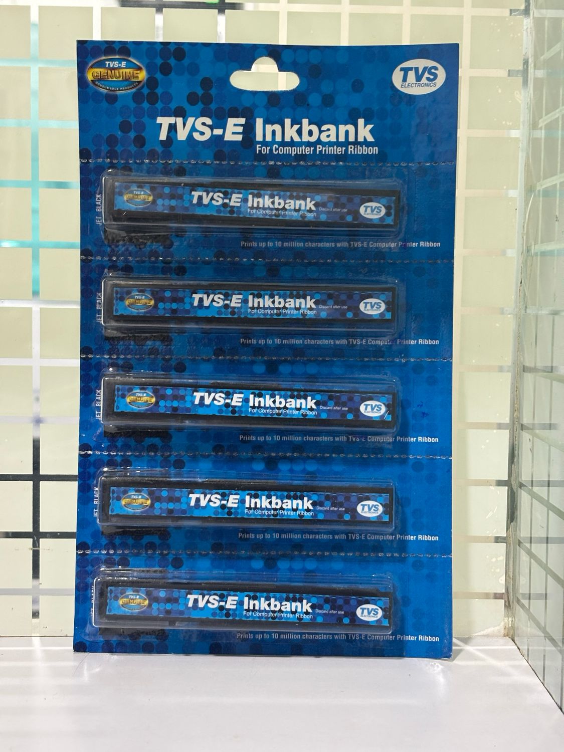 TVS-E ink Bank Printer Ribbon (Pack of 100)