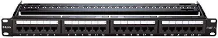 D-Link Cat6 UTP 24 Port Loaded Patch Panel