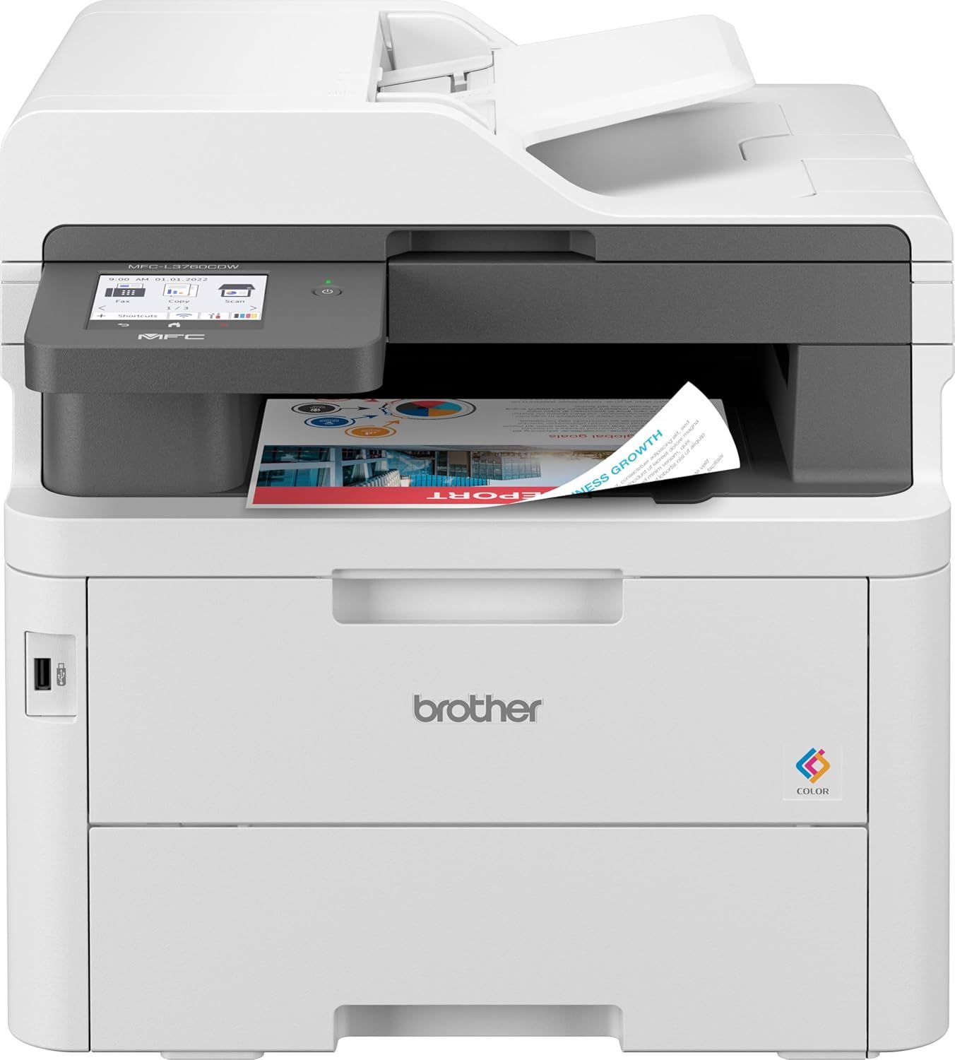 Brother MFC-L3760CDW  Auto-Duplex Color Laser Printer
