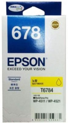 Epson T6784 Ink Cartridge High Capacity Yellow Epson T6784 Ink Cartridge High Capacity Yellow