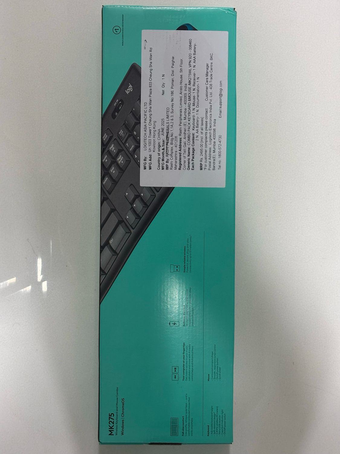 Logitech MK275 Wireless Keyboard Mouse Logitech MK275 Wireless Keyboard Mouse