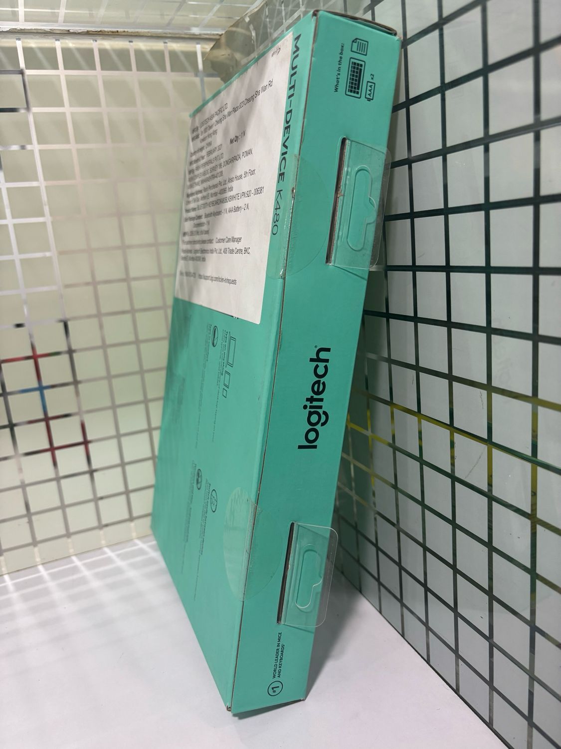 Logitech K480 Wireless Multi-Device Keyboard, White Logitech K480 Wireless Multi-Device Keyboard, White