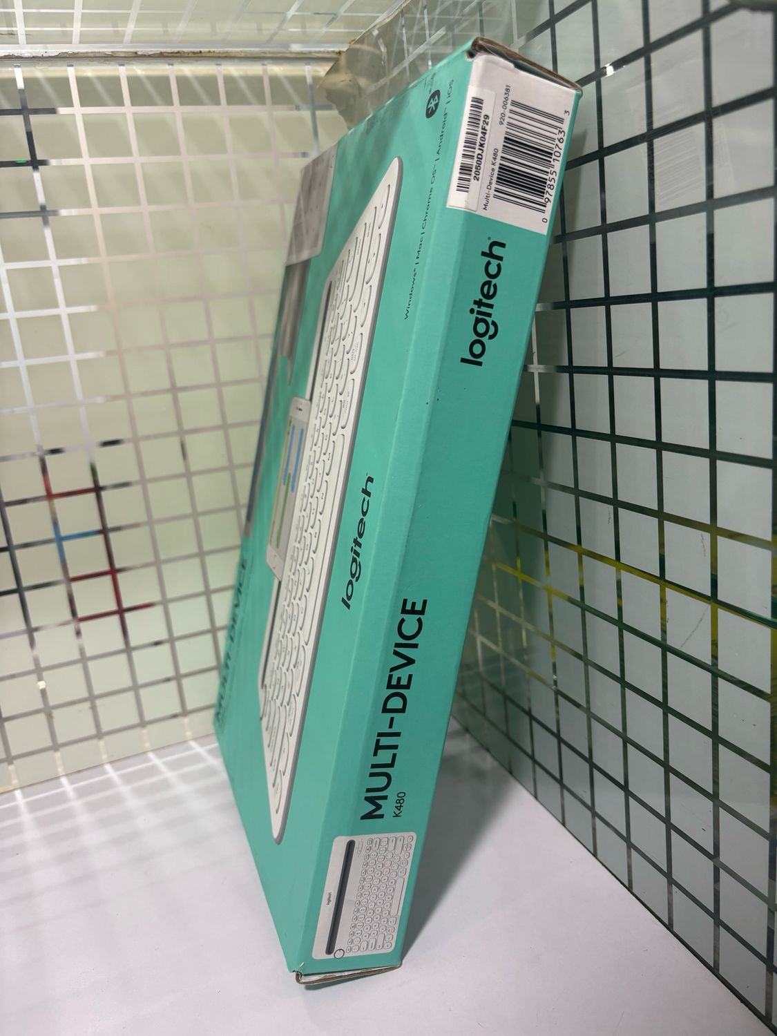 Logitech K480 Wireless Multi-Device Keyboard, White Logitech K480 Wireless Multi-Device Keyboard, White