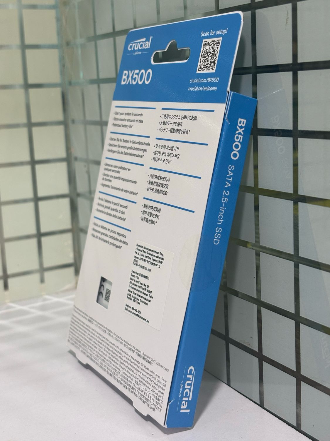 Crucial 500GB 2.5-inch Sata internal SSD (BX500)