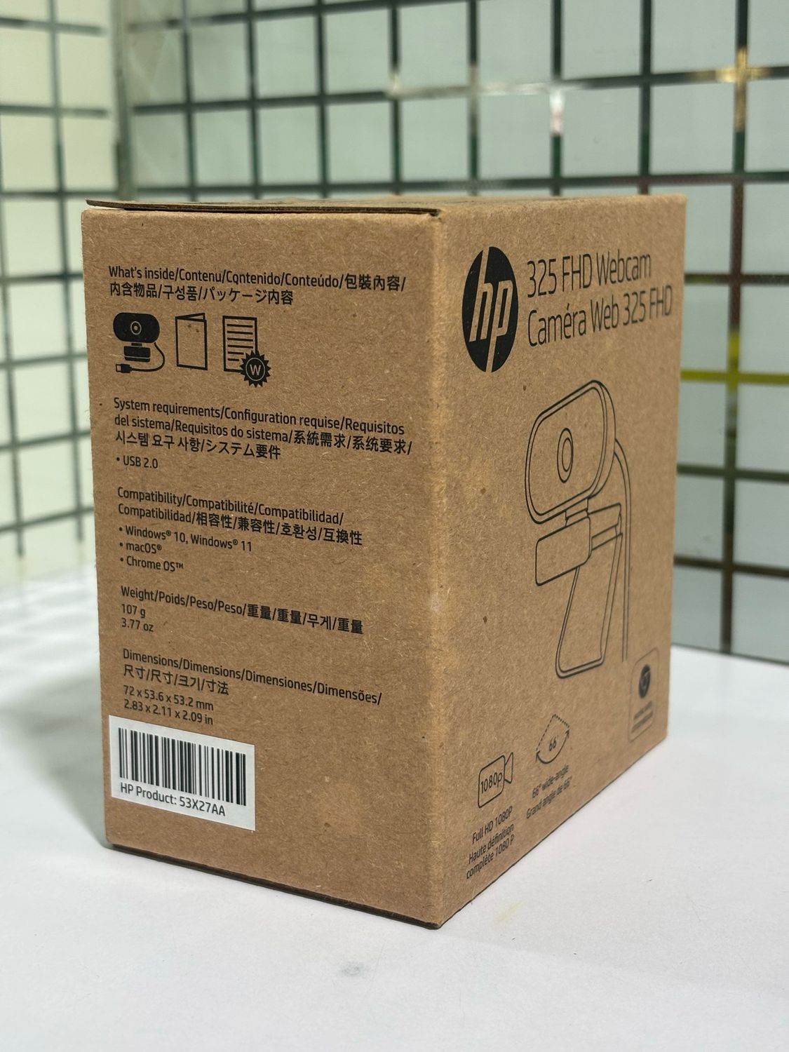 HP 325 Full HD Webcam Camera Web HP 325 Full HD Webcam Camera Web