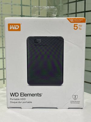 WD 5TB Elements Portable Hard Disk Drive