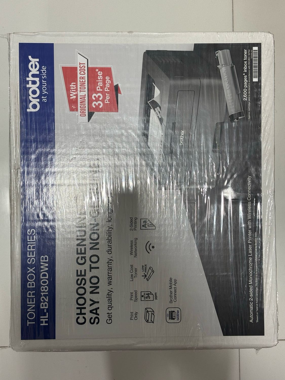 Brother HL-B2180DWB 34ppm Laser Printer