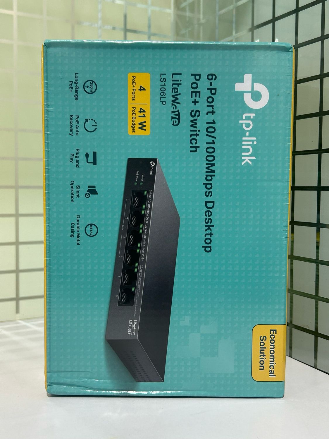 TP-Link LS106LP 6-Port 10/100Mbps Desktop Switch with 4-Port PoE TP-Link LS106LP 6-Port 10/100Mbps Desktop Switch with 4-Port PoE