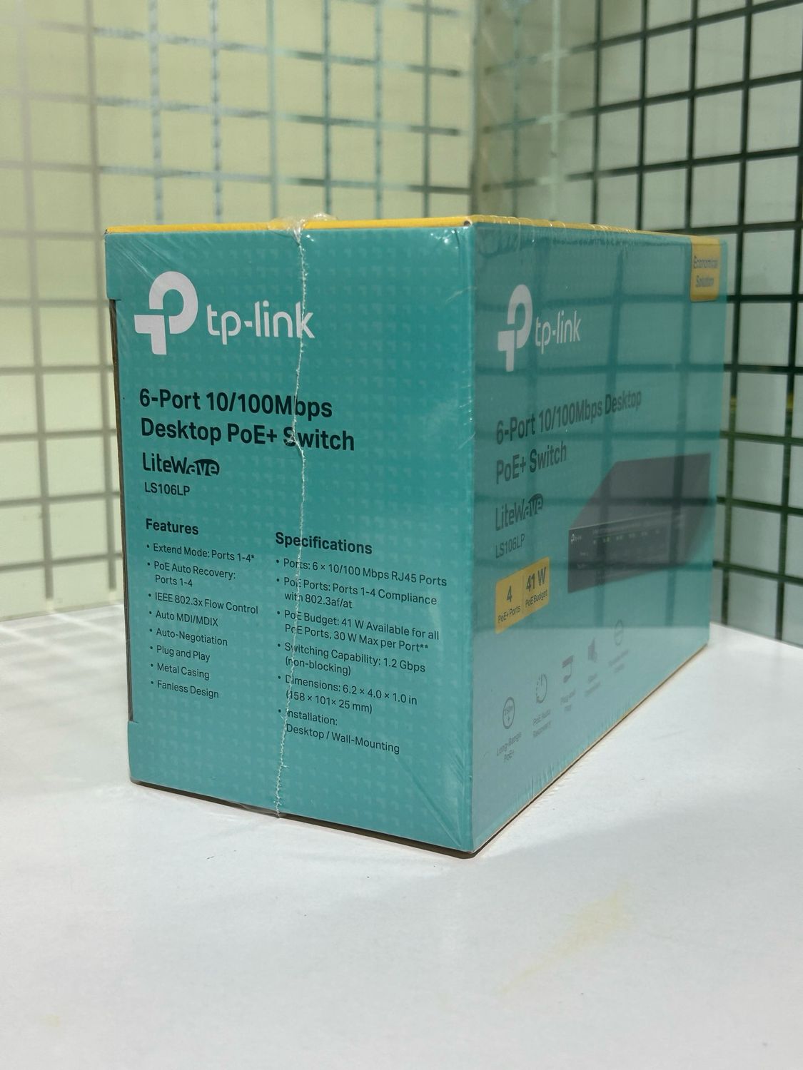 TP-Link LS106LP 6-Port 10/100Mbps Desktop Switch with 4-Port PoE TP-Link LS106LP 6-Port 10/100Mbps Desktop Switch with 4-Port PoE