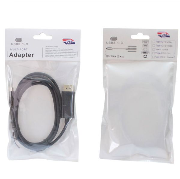1.8mtr Type C to Displayport Cable