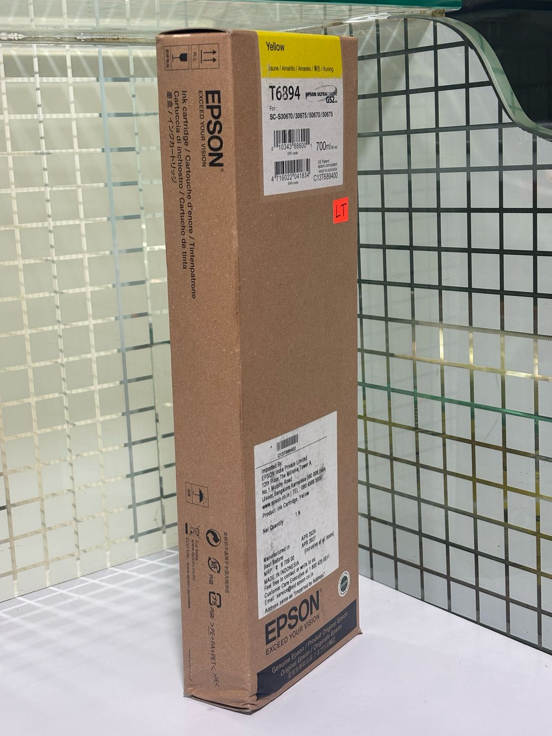 Epson T6894 Ink Cartridge, Yellow Epson T6894 Ink Cartridge, Yellow