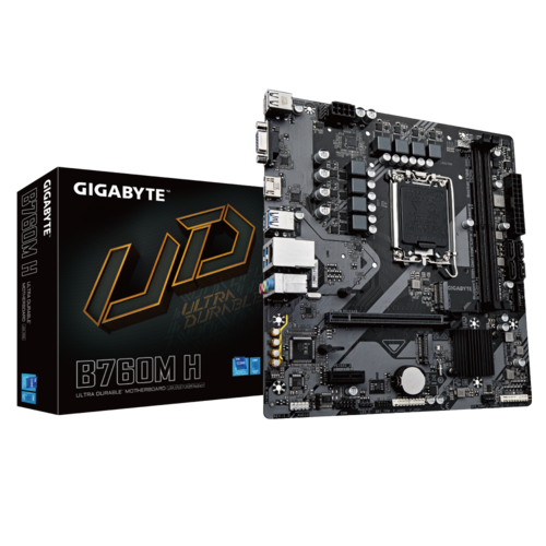 Gigabyte B760M H Ultra Durable Motherboard Gigabyte B760M H Ultra Durable Motherboard