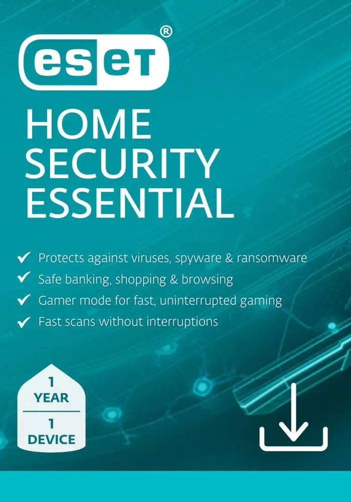 New, 1 User, 1 Year, Eset Home Security Essential (Internet)