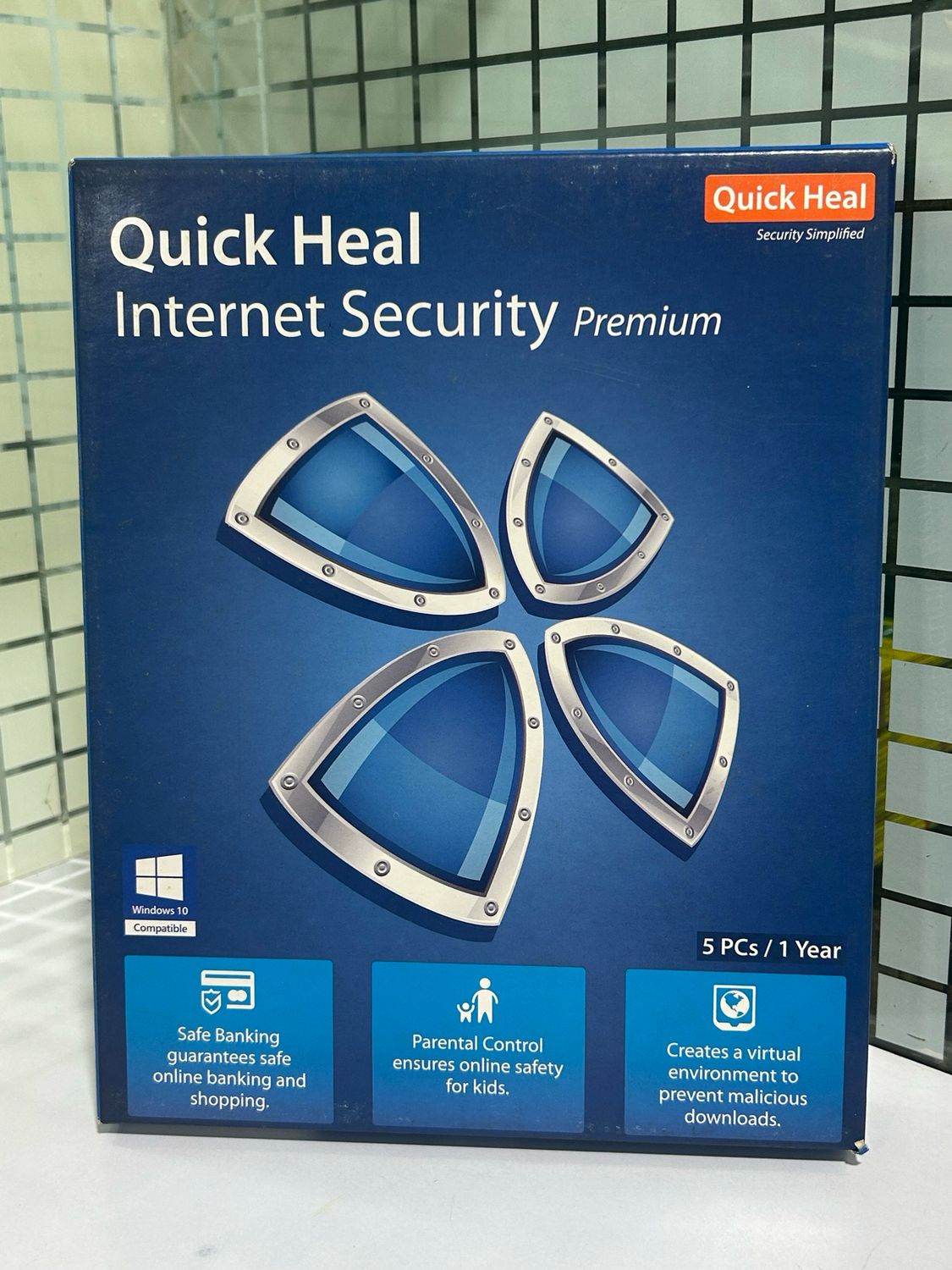 New, 5 User, 1 Year, Quick Heal Internet Security