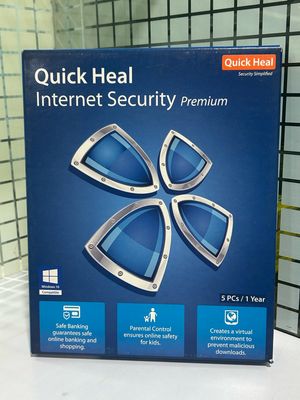 New, 5 User, 1 Year, Quick Heal Internet Security