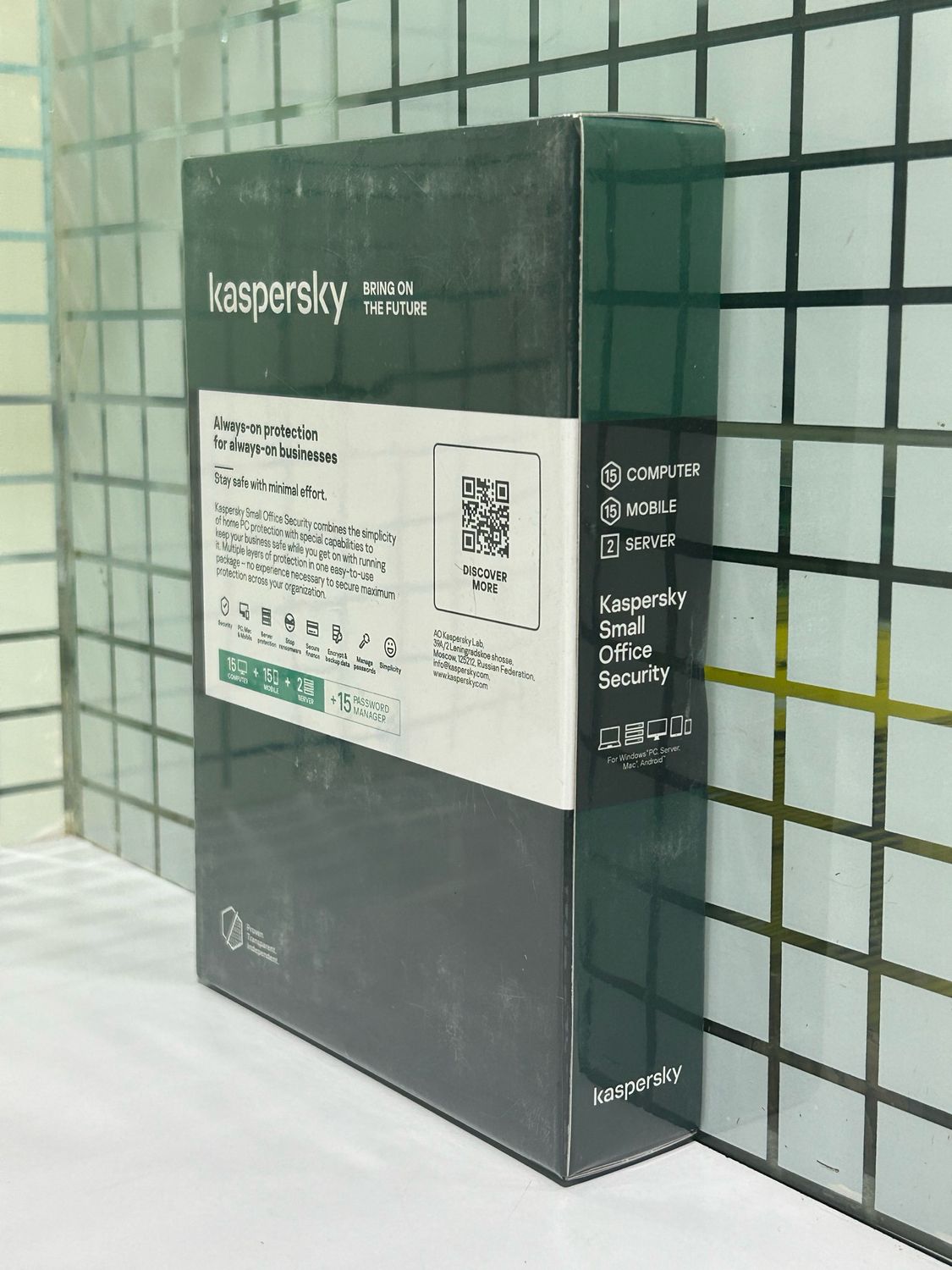 15 PC, 2 Server, 15 Mobile, 1 Year, Kaspersky Small Office Security 15 PC, 2 Server, 15 Mobile, 1 Year, Kaspersky Small Office Security