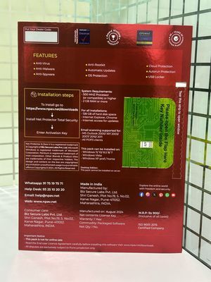 New, 5 User, 1 Year, Net Protector Antivirus Pro